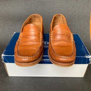 [Sz 11] LL Bean Signature Leather Slip On Loafers | 11